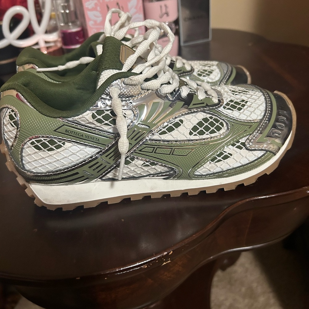 Bottega Veneta Green Sneakers